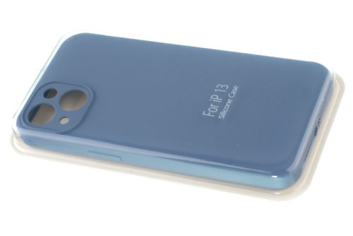 Чехол-накладка для iPhone 13 VEGLAS SILICONE CASE NL Защита камеры голубовато серый (46) оптом, в розницу Центр Компаньон фото 2