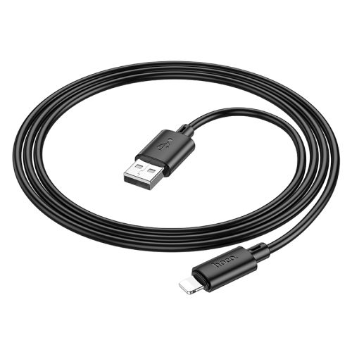 Кабель USB Lightning 8Pin HOCO X88 Gratified 2.4A 1.0м черный оптом, в розницу Центр Компаньон фото 2