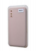 Купить Чехол-накладка для Samsung A022G A02 SILICONE CASE NL закрытый светло-розовый (18) оптом, в розницу в ОРЦ Компаньон