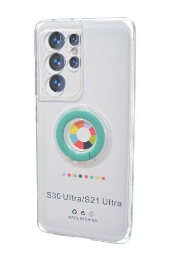 Чехол-накладка для Samsung G998F S21 Ultra NEW RING TPU билюзовый оптом, в розницу Центр Компаньон фото 2