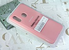 Чехол-накладка для Samsung A305F A30/A205F A20 SILICONE CASE закрытый розовый - фото