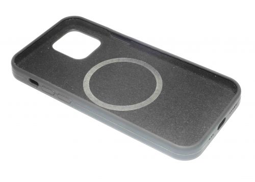 Чехол-накладка для iPhone 12\12 Pro SILICONE TPU NL поддержка MagSafe черный коробка - фото фото 3