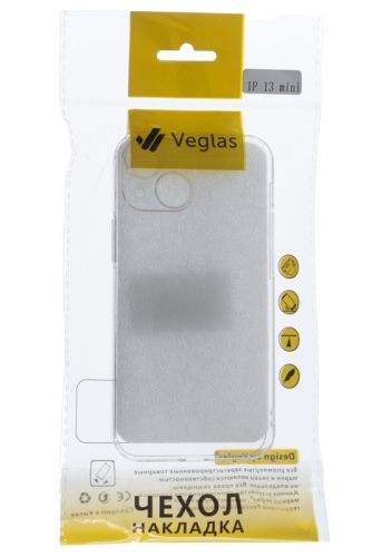 Чехол-накладка для iPhone 13 Mini VEGLAS Air Защита камеры прозрачный оптом, в розницу Центр Компаньон фото 3