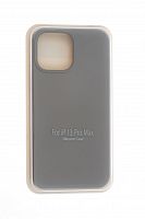 Чехол-накладка для iPhone 13 Pro Max VEGLAS SILICONE CASE закрытый серый (23) - фото