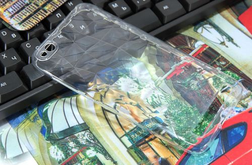 Чехол-накладка для XIAOMI Redmi 5A JZZS Diamond TPU прозрачная - фото