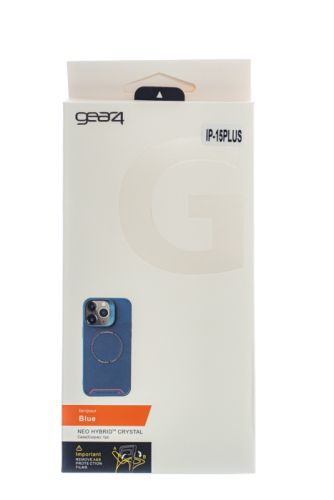 Чехол-накладка для iPhone 15 Plus GEAR4 TPU поддержка MagSafe коробка синий оптом, в розницу Центр Компаньон фото 4