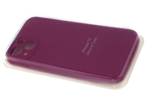 Чехол-накладка для iPhone 13 VEGLAS SILICONE CASE NL Защита камеры бордовый (52) оптом, в розницу Центр Компаньон фото 2