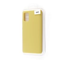 Купить Чехол-накладка для Samsung A415F A41 VEGLAS SILICONE CASE закрытый желтый (20) оптом, в розницу в ОРЦ Компаньон