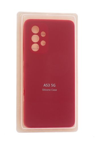 Чехол-накладка для Samsung A535F A53 SILICONE CASE закрытый красный (1) - оптовая продажа Чехол-накладка для Samsung A535F A53 SILICONE CASE закрытый красный (1) - фото