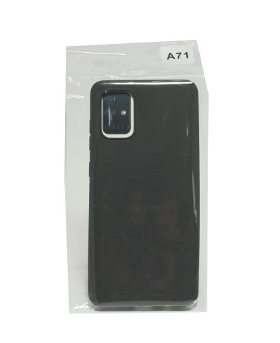 Чехол-накладка для Samsung A715F A71 LATEX черный оптом, в розницу Центр Компаньон фото 2