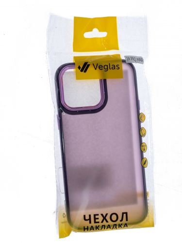 Чехол-накладка для iPhone 14 Pro Max VEGLAS Fog Glow фиолетовый оптом, в розницу Центр Компаньон фото 3