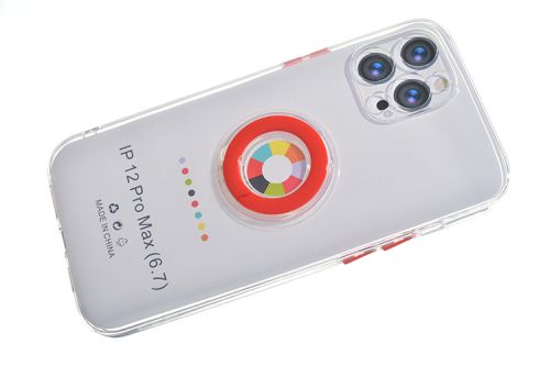 Чехол-накладка для iPhone 12 Pro Max NEW RING TPU красный оптом, в розницу Центр Компаньон фото 2