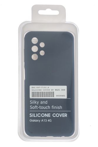Чехол-накладка для Samsung A135F A13 SILICONE CASE OP закрытый темно-синий (8) оптом, в розницу Центр Компаньон фото 4