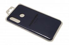 Чехол-накладка для HUAWEI P30 Lite SILICONE CASE темно-синий (8) - фото