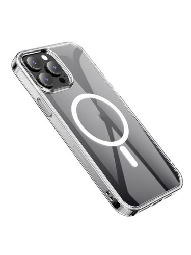 Чехол-накладка для iPhone 15 Pro HOCO Magnetic protective прозрачный оптом, в розницу Центр Компаньон фото 2