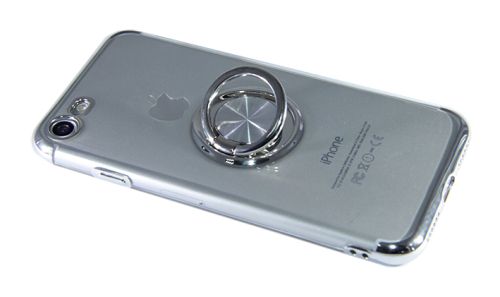 Чехол-накладка для iPhone 7/8/SE ELECTROPLATED TPU КОЛЬЦО серебро оптом, в розницу Центр Компаньон фото 3