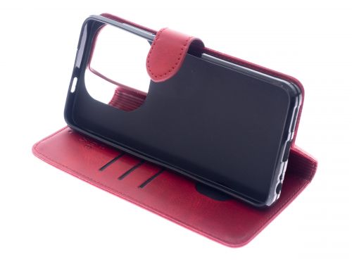 Чехол-книжка для Tecno Spark 20 VEGLAS BUSINESS PLUS красный - оптовая продажа фото 4 Чехол-книжка для Tecno Spark 20 VEGLAS BUSINESS PLUS красный - фото фото 4