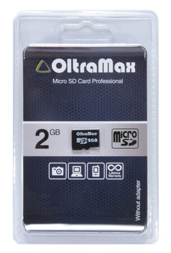 Карта памяти MicroSD 2 Gb OltraMax без адаптера оптом, в розницу Центр Компаньон фото 2