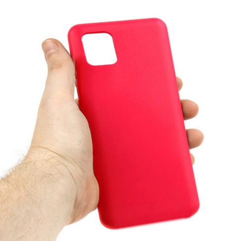 Чехол-накладка для HUAWEI Honor 9S/Y5P SILICONE CASE закрытый красный (1) 																		, Ограниченно годен - фото