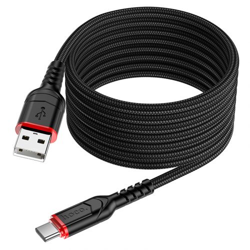 Кабель USB Type-C HOCO X59 Victory 3.0A 2.0м черный - оптовая продажа фото 6 Кабель USB Type-C HOCO X59 Victory 3.0A 2.0м черный - фото фото 6