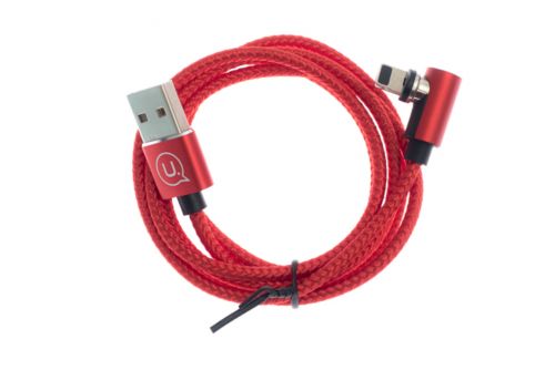 Кабель USB Lightning 8Pin USAMS US-SJ444 U54 Right-angle Magnetic 1м красный - оптовая продажа Кабель USB Lightning 8Pin USAMS US-SJ444 U54 Right-angle Magnetic 1м красный - фото