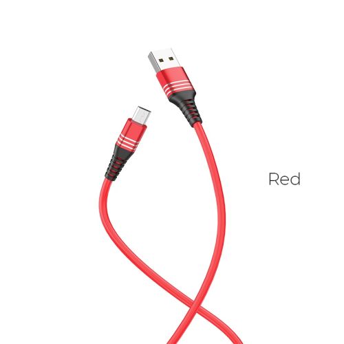 Кабель USB-Micro USB HOCO U46 Tricyclic 2.0A 1м красный оптом, в розницу Центр Компаньон фото 4