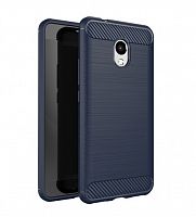 Чехол-накладка для MEIZU M5 Note 009508 ANTISHOCK темно-синий - фото