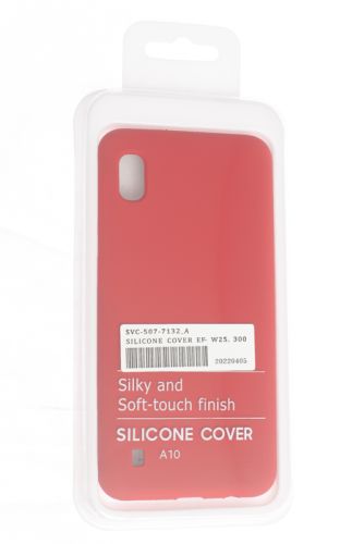 Чехол-накладка для Samsung A105F A10 SILICONE CASE NL OP закрытый красный (1) оптом, в розницу Центр Компаньон фото 3