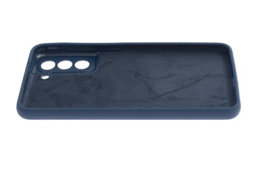 Чехол-накладка для Samsung G9900F S21 FE SILICONE CASE NL OP закрытый темно-синий (8) оптом, в розницу Центр Компаньон фото 3