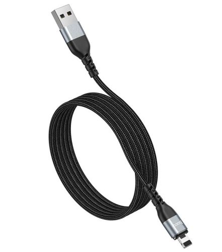 Кабель USB Lightning 8Pin HOCO U96 Traveller Magnetic 2.4A 1.2м черный оптом, в розницу Центр Компаньон фото 4