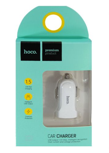 АЗУ USB 1.5A 1 USB порт HOCO Z2 белый - оптовая продажа фото 2 АЗУ USB 1.5A 1 USB порт HOCO Z2 белый - фото фото 2