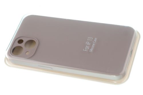 Чехол-накладка для iPhone 13 VEGLAS SILICONE CASE Защита камеры (7) песочный - фото фото 2