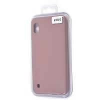 Купить Чехол-накладка для Samsung A105F A10 VEGLAS SILICONE CASE закрытый светло-розовый (18) оптом, в розницу в ОРЦ Компаньон