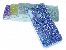 Чехол-накладка для HUAWEI Y7 2019 DROP STAR TPU синий - фото