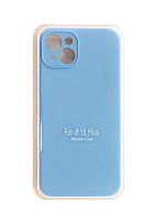 Купить Чехол-накладка для iPhone 15 Plus VEGLAS SILICONE CASE NL Защита камеры сиренево-голубой (5) оптом, в розницу в ОРЦ Компаньон