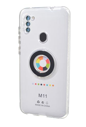 Чехол-накладка для Samsung M115F M11 NEW RING TPU черный оптом, в розницу Центр Компаньон фото 2