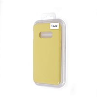 Чехол-накладка для Samsung G970 S10 E SILICONE CASE NL желтый (20) - фото