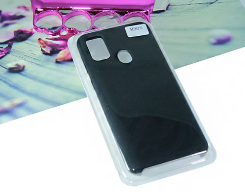 Чехол-накладка для Samsung M307F M30s SILICONE CASE черный - оптовая продажа Чехол-накладка для Samsung M307F M30s SILICONE CASE черный - фото