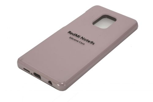Чехол-накладка для XIAOMI Redmi Note 9Pro SILICONE CASE закрытый светло-розовый (18) - фото фото 2