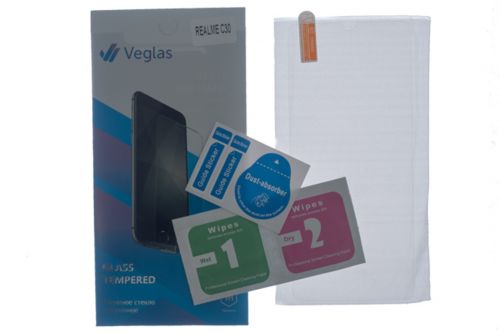 Защитное стекло для REALME C30 VEGLAS Clear 0.33mm картон - фото фото 2