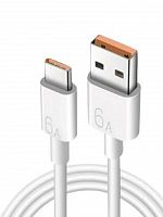 Кабель USB Type-C HUAWEI CC790 6A коробка белый - фото
