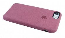 Чехол-накладка для iPhone 7/8/SE ALCANTARA CASE розовый - фото