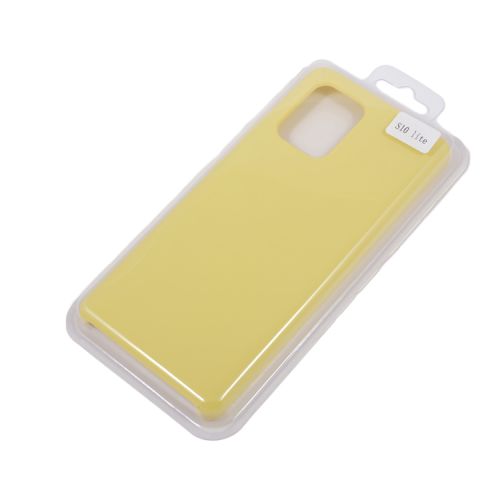 Чехол-накладка для Samsung G770 S10 Lite SILICONE CASE NL желтый (20) оптом, в розницу Центр Компаньон фото 2