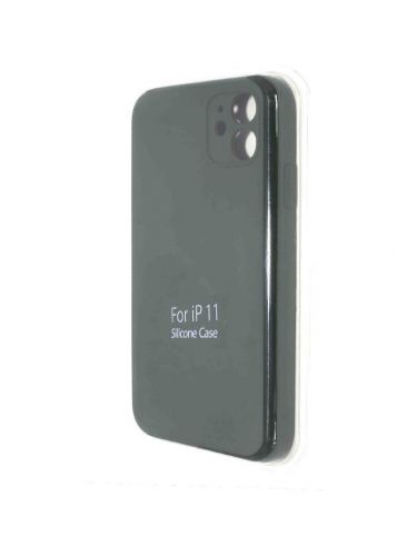 Чехол-накладка для iPhone 11 VEGLAS SILICONE CASE Защита камеры хаки (64) - фото