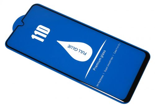 Защитное стекло для Samsung A315F A31 11D FULL GLUE (синяя основа) пакет черный - фото фото 2