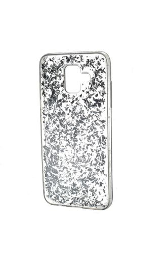 Чехол-накладка для Samsung A600 A6 2018 GLITTER TPU серебро оптом, в розницу Центр Компаньон