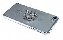 Купить Чехол-накладка для iPhone 7/8/SE ELECTROPLATED TPU КОЛЬЦО серебро оптом, в розницу в ОРЦ Компаньон