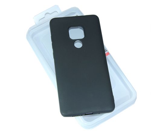 Чехол-накладка для HUAWEI Mate 20 SOFT TOUCH TPU черный - фото