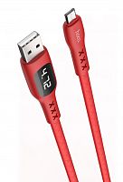Купить Кабель USB Lightning 8Pin HOCO S6 Sentinel LED 2.4A 1.2м красный оптом, в розницу в ОРЦ Компаньон