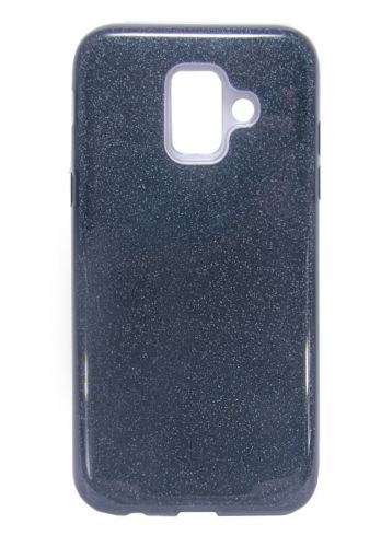 Чехол-накладка для Samsung A600 A6 2018 JZZS Shinny 3в1 TPU черная - оптовая продажа Чехол-накладка для Samsung A600 A6 2018 JZZS Shinny 3в1 TPU черная - фото